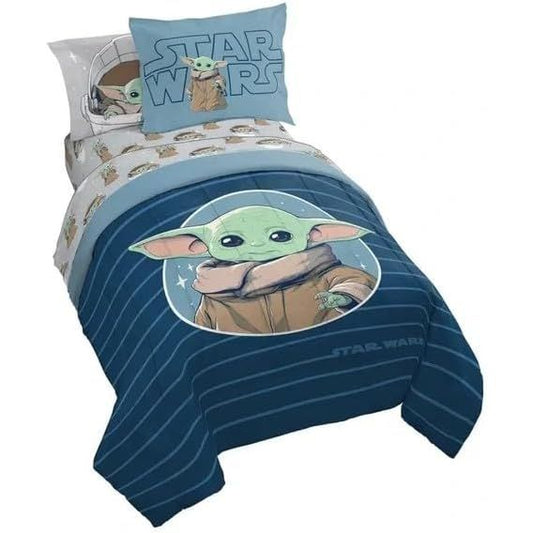 5pc Twin/Full Star Wars Mandalorian Bedding and Sheet Set C/P 4