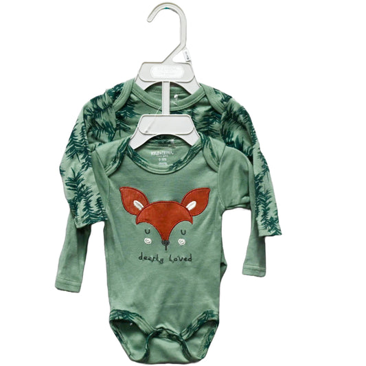 2pk DEER BODYSUIT SET C/P 48