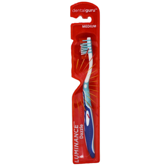 1pk DENTAL GURU LUMINANCE DAZZLE TOOTHBRUSH C/P 24