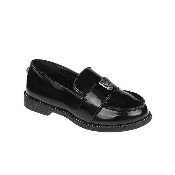 GIRLS SIZE 3-5.5 MARY JANE BLACK LOAFER SHOES VINCE CAMUTO C/P 12