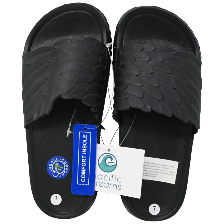 *OUTSIDE OF CA* BLACK WOMEN WINGS SANDAL 3-ASST SIZE C/P 12