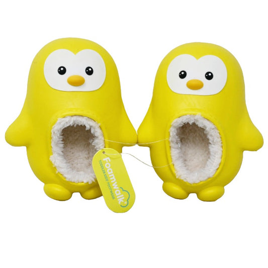 TODDLER GIRLS YELLOW NOVELTY PENGUIN FOAMWALK 4-ASST SIZE C/P 20