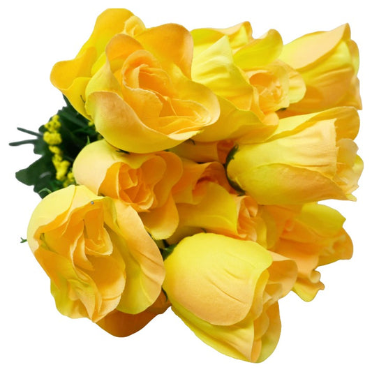 Gold Yellow Rose Bud Bush x6 C/P 240