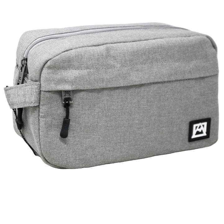 *OUTSIDE OF CA* LRG GRAY MEN TOILETRY BAG C/P 30 C/P 30