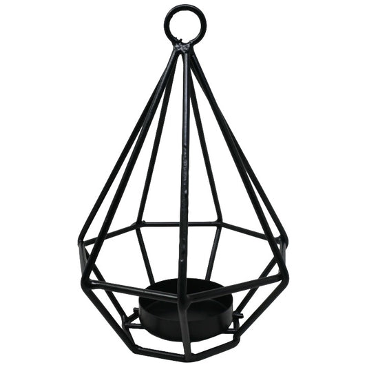 Small Geometric Metal Hanging Tealight Holder C/P 12 Richland