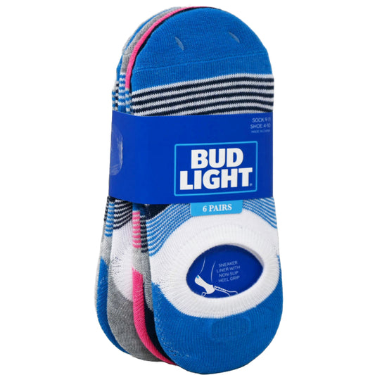 6pk LADIES MULTI BUDWEISER LINERS SIZE 9-11 C/P 60
