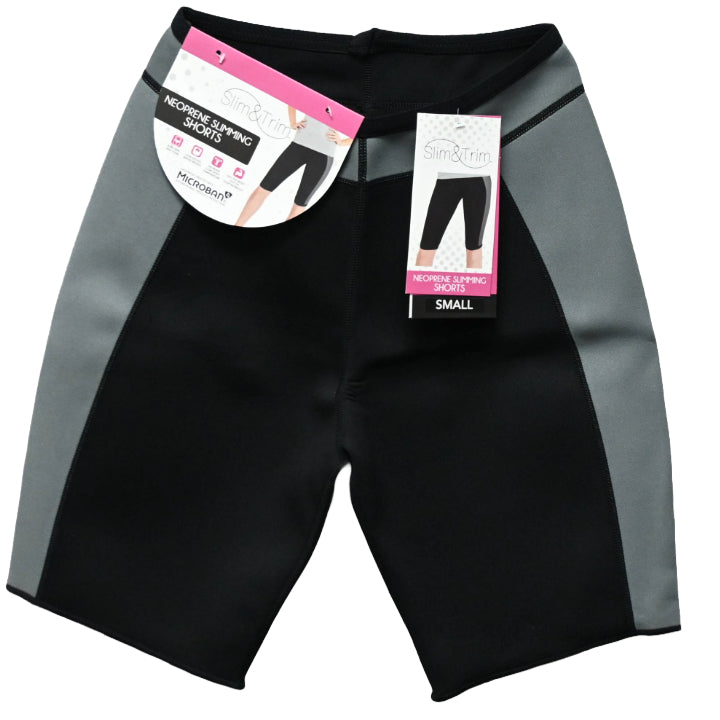 BLK/GRY WOMEN NEOPRENE SHORT (FLAT PACKED) ASST SIZE (S,M,L,XL,XXL) C/P 12