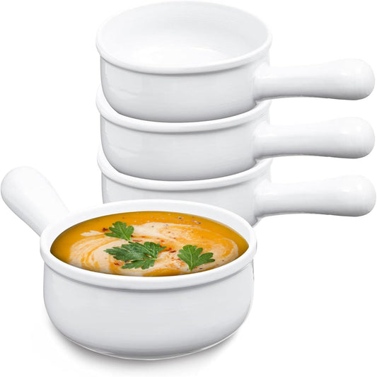 4pc Bowl Set White C/P 1