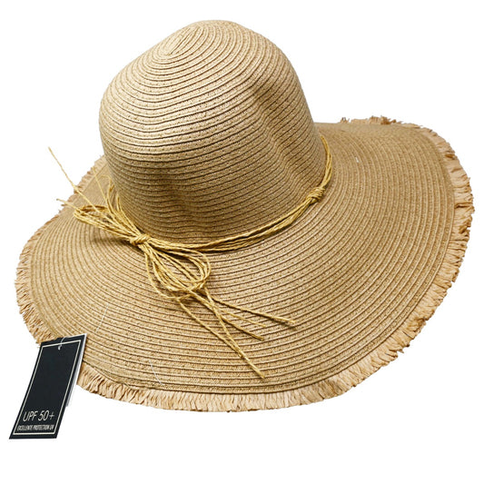 Tan Straw Hat C/P 48 Nicole Marciano