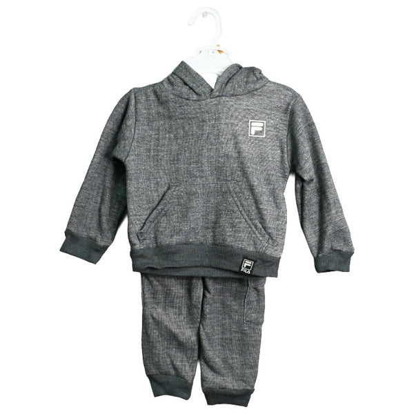 2pc Tod Boys Hth Logo Hoodie & Jogger Set C/P 24 Fila