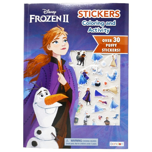 Frozen 2 Puffy Sticker Book C/P 24 Disney
