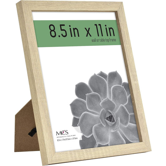 12pk 8.5X11" NATURAL WOODGRAIN FRAME C/P 1