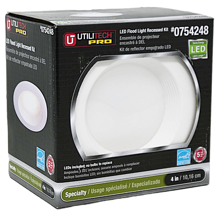 4" Rec Lighting Kit White Trim (754248) UTILITECH C/P 4