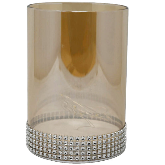 GLASS VASE W/LED STRING LIGHT W/O BATTERIES C/P 24