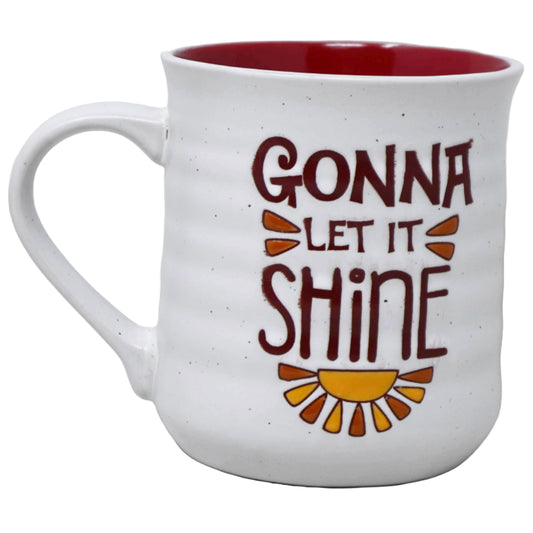 18oz SPECLKE BLACK GONNA LET IT SHINE MUG C/P 24
