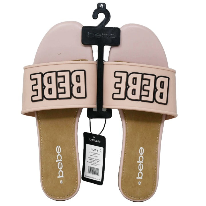 WOMEN BLUSH FASHION SANDAL wRUBBER BEBE LOGO 6-ASST SIZE C/P 12