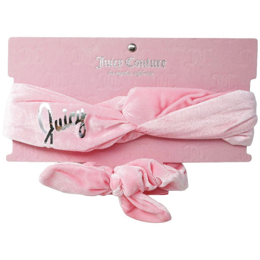 2pc LPnk Velvet Headband Scrunchie Set C/P 144 Inner Bag 36 Juicy Couture