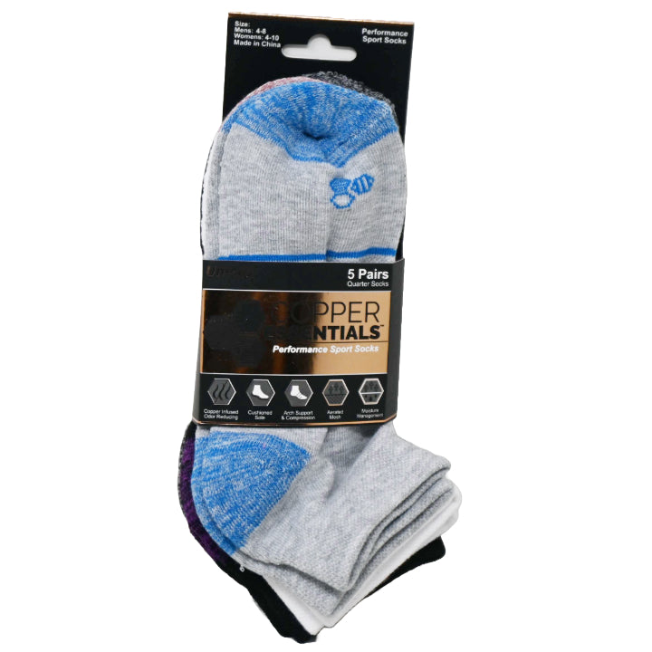 5pk CE SPORT HC QTR SOCKS SIZE 9-11 C/P 12