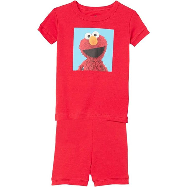 5T BOYS SQUARE ELMO SHORT SET C/P 6