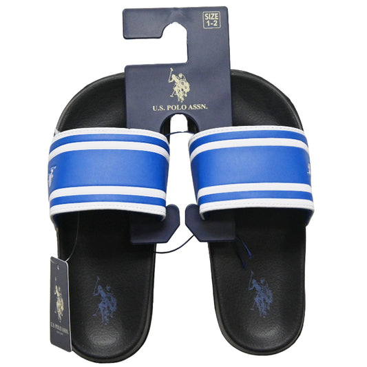 U.S. POLO ASSN. BOYS BLK/BLUE SANDALS C/P 24