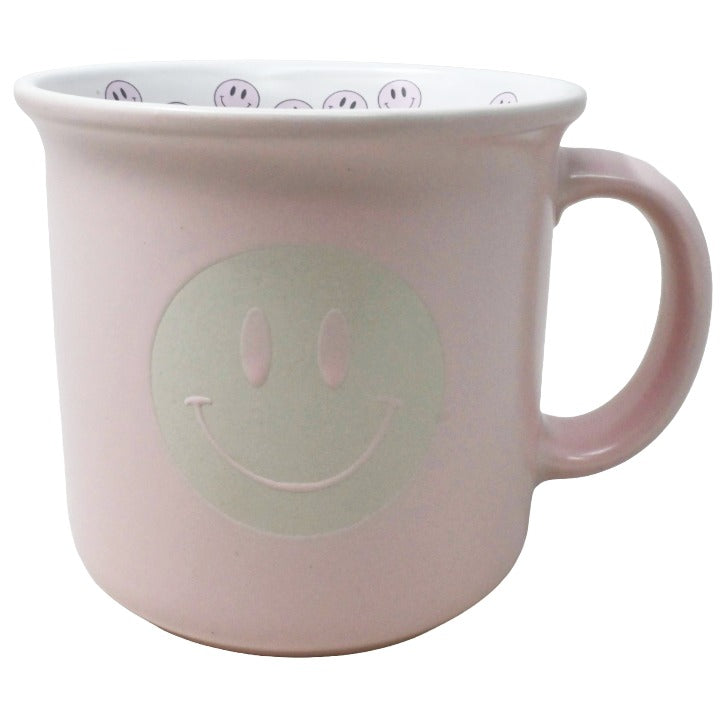 Pnk Smiley Mug C/P 36 MRKT FINDS