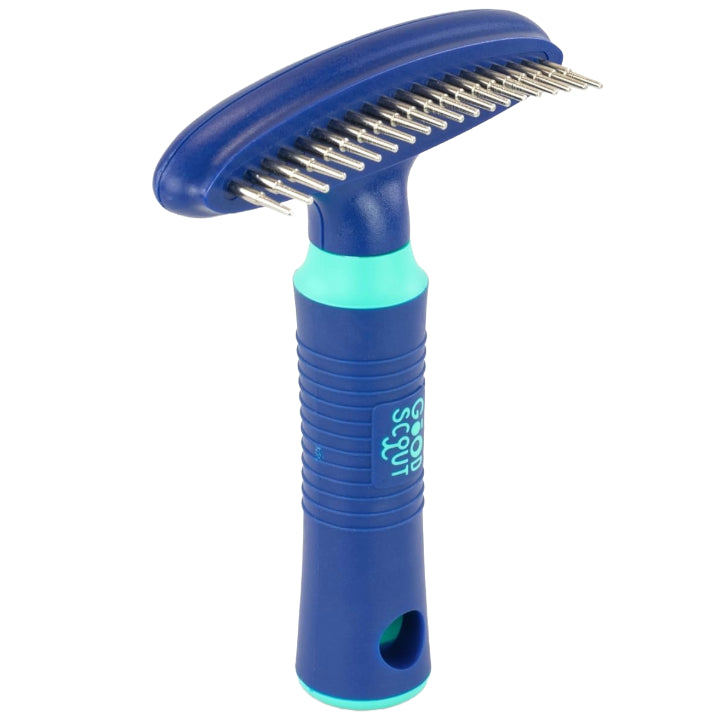 BLUE PET GROOMING SINGLE RAKE COMB C/P 25