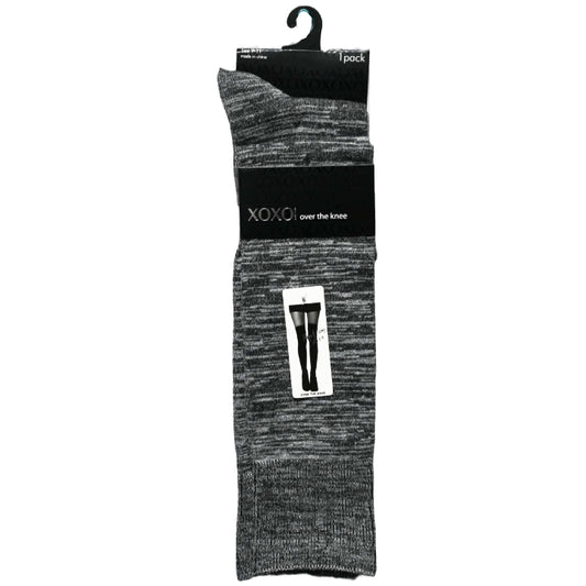 1pk LADIES XOXO OVER THE KNEE NC SOCKS SIZE 4-10 C/P 48