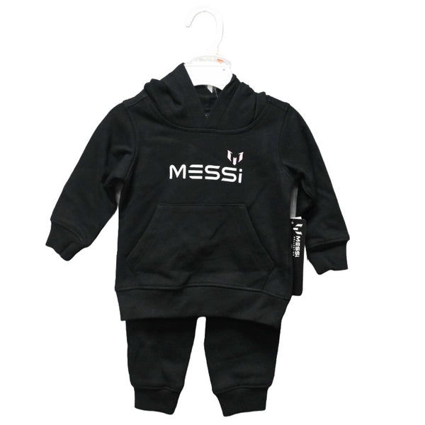 2pc BOYS MESSI LS TOP/PANT FLEECE JOGGER SET, 3-ASST SIZE (12m-18m-24m) C/P 24