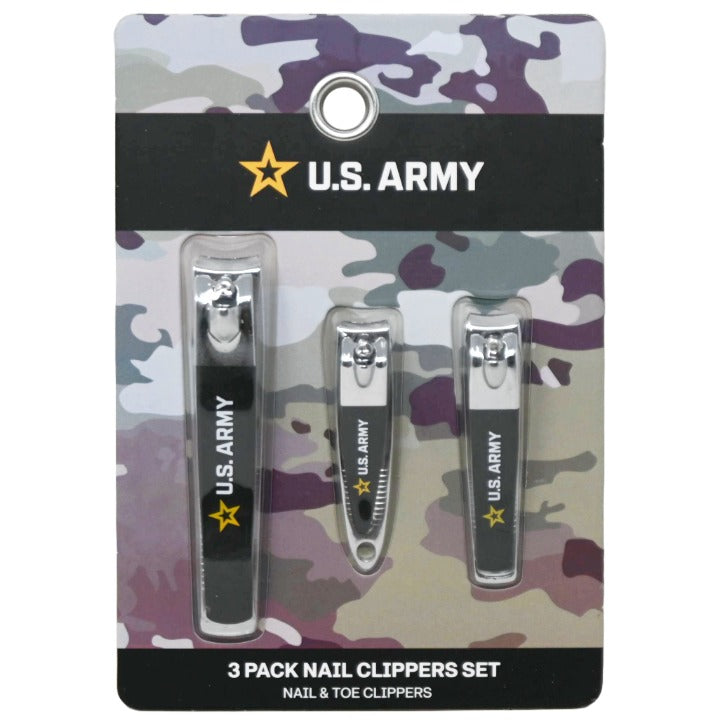 3pc US ARMY NAIL CLIPPER SET C/P 72