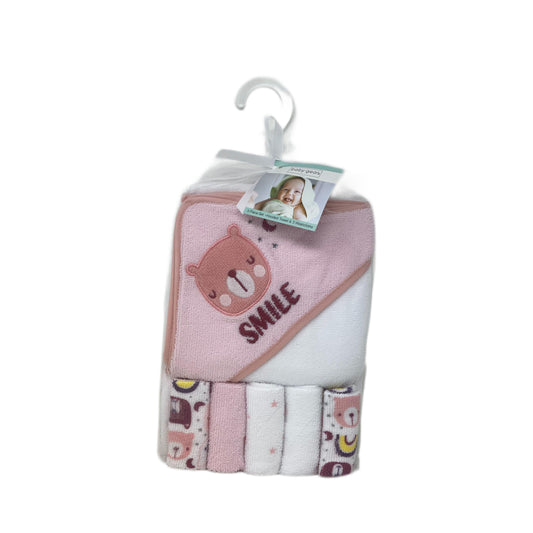 6pc MICROFIBER HOODED TOWEL BATH SET C/P 36