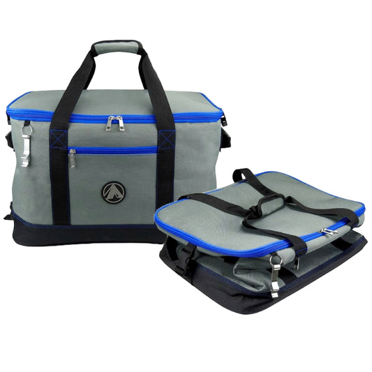 *OUTSIDE OF CA* 48 Can - 30 Bottle Grey/Blue Soft Cooler C/P 16