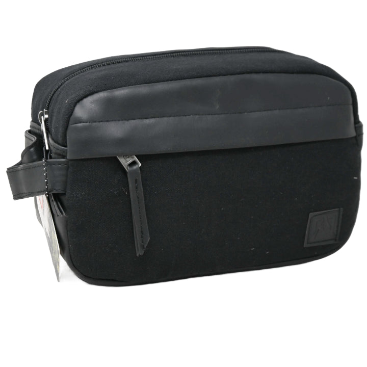 *OUTSIDE OF CA* LRG BLACK MEN TOILETRY BAG C/P 30