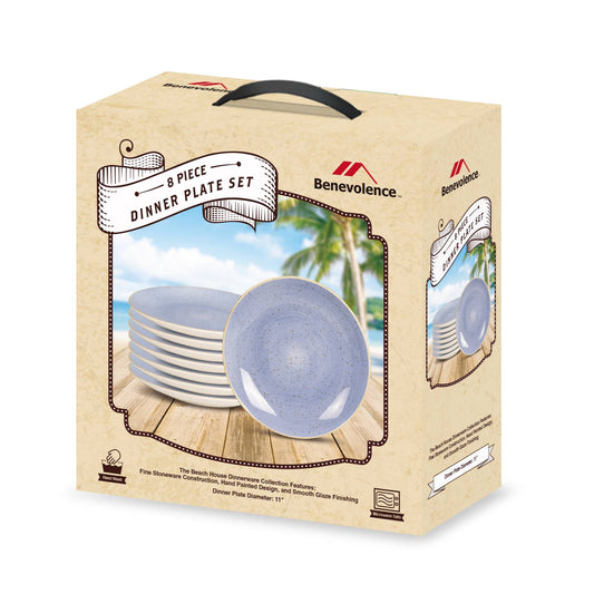 8pc 11" DINNER PLATE SET C/P 3