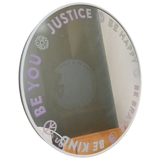 28" Rnd Wht Justice Mirror C/P 1