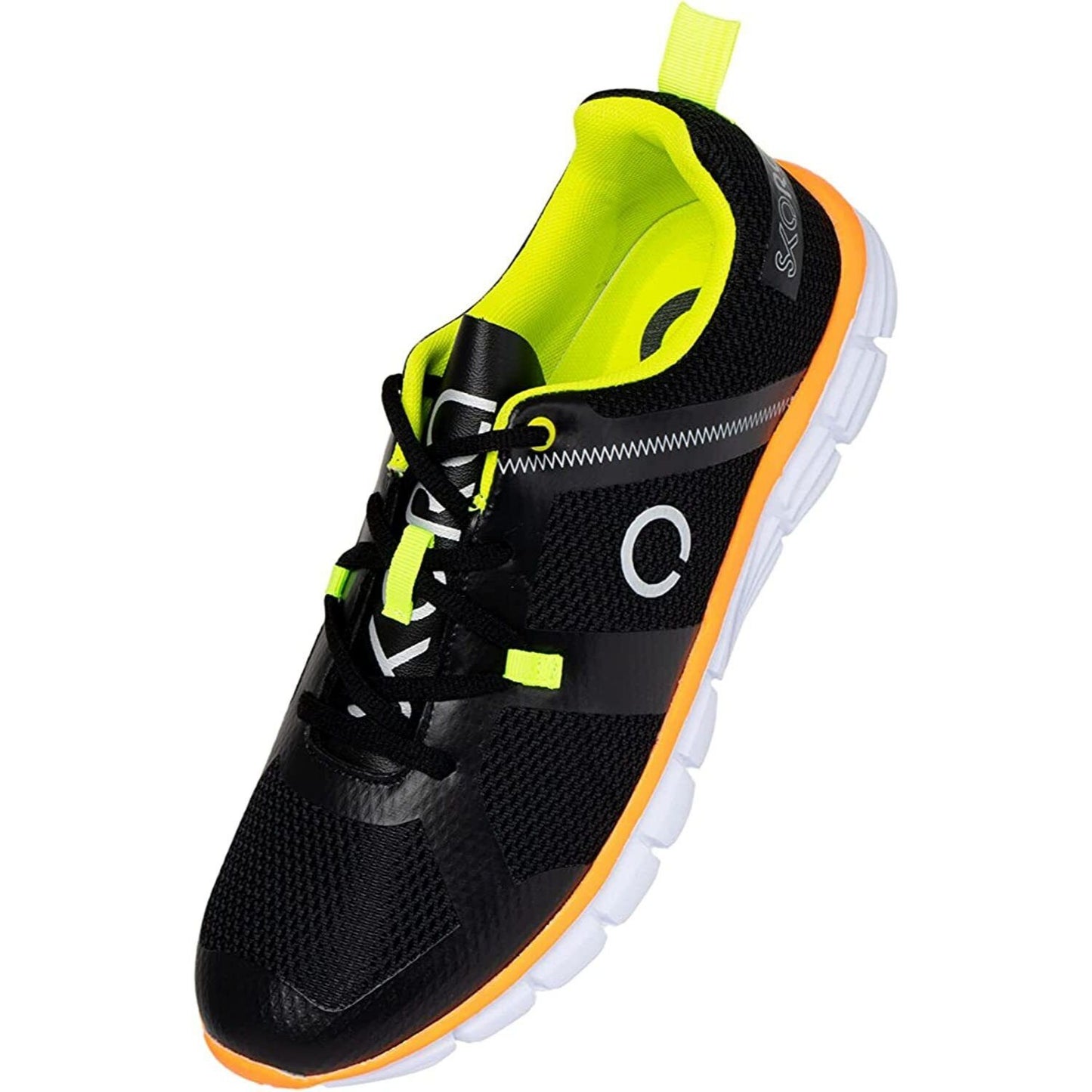 SKORA 8 MEN BLACK/ORANGE SNEAKER SHOES C/P 18