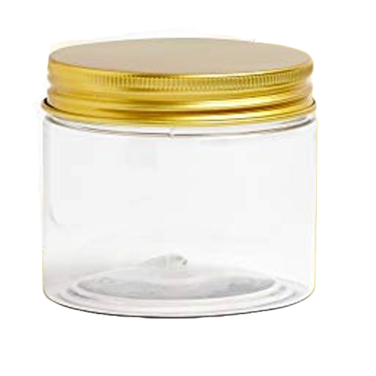 5oz PLASTIC JAR W/GOLD LID C/P 240