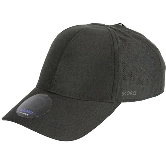 BLACK STRUCTURED PERF & REFLECT CAP C/P 36