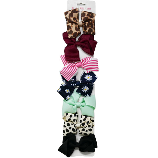 Isaac Mizrahi 7PK BOW CLIPPIES C/P 36