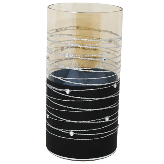 GLASS VASE W/LED STRING LIGHT W/O BATTERIES C/P 24