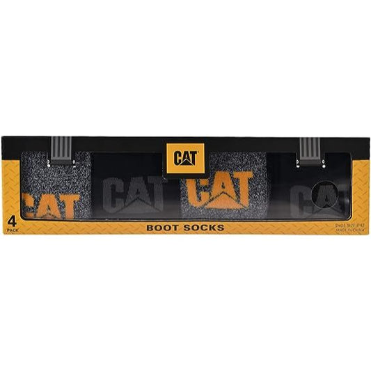 4pk CAT LOGO LARGE FC SOCKS BOX SET C/P 60