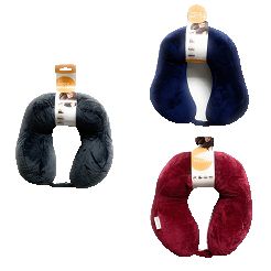 EMBROIDERED TRAVEL NECK PILLOW C/P 15