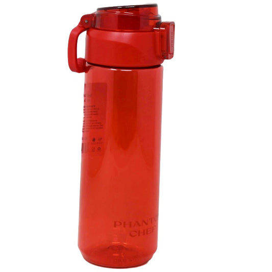 25.3oz Red Bottle w/Grip Hydration (750 ml) PET BPA Free C/P 50