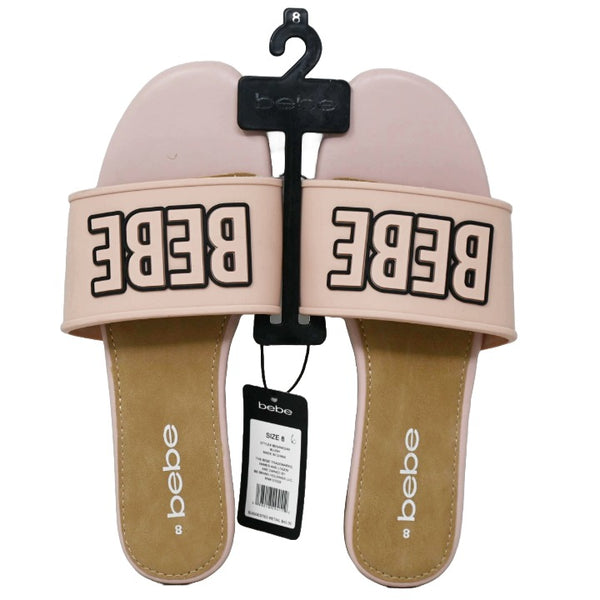 WOMEN BLUSH FASHION SANDAL wRUBBER BEBE LOGO 6-ASST SIZE C/P 12