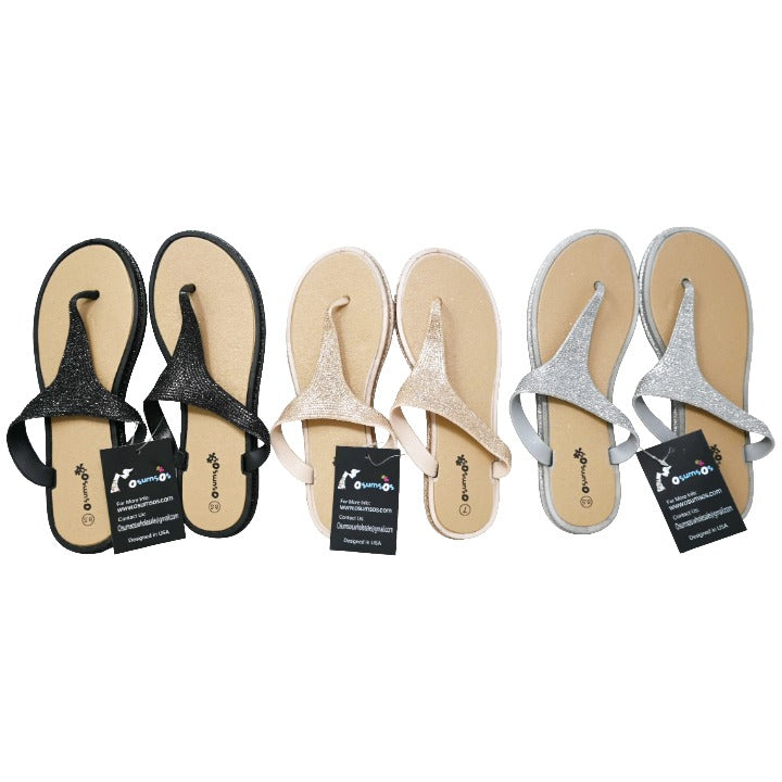 *OUT OF CA* WOMEN THONG SANDALS 4-ASST COLOR/5-ASST SIZ C/P 20E