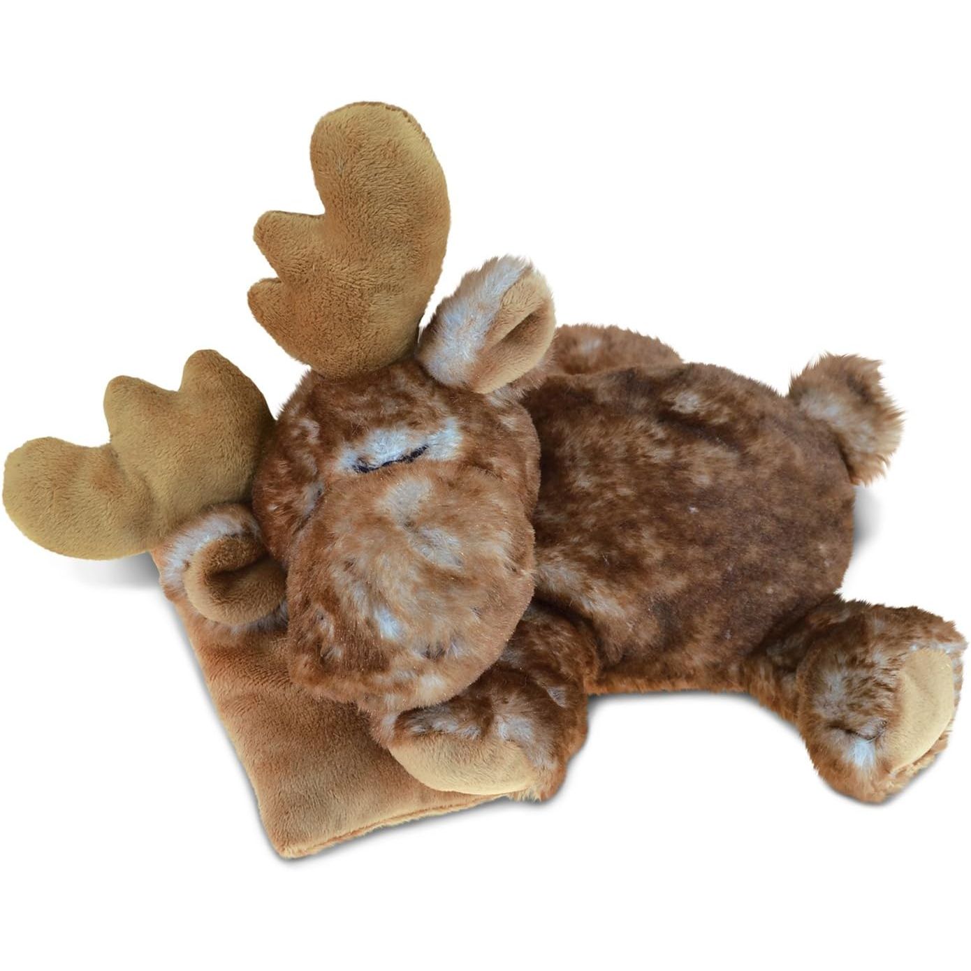 SLEEPING MOOSE W/PILLOW SUPER SOFT PLUSH C/P 60