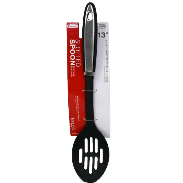 13" Nylon Slotted Spoon Kocina C/P 96