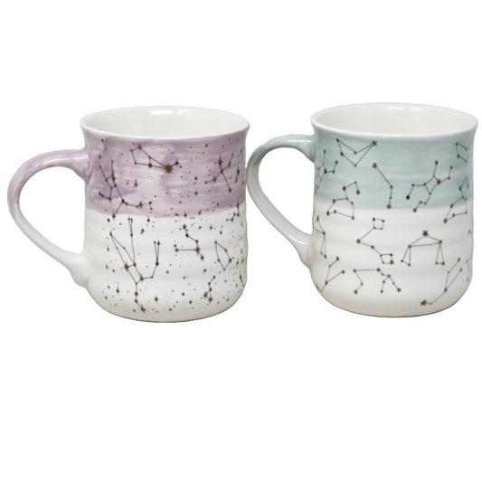 2pk Mug Set Asst Zodiac Prints C/P 8