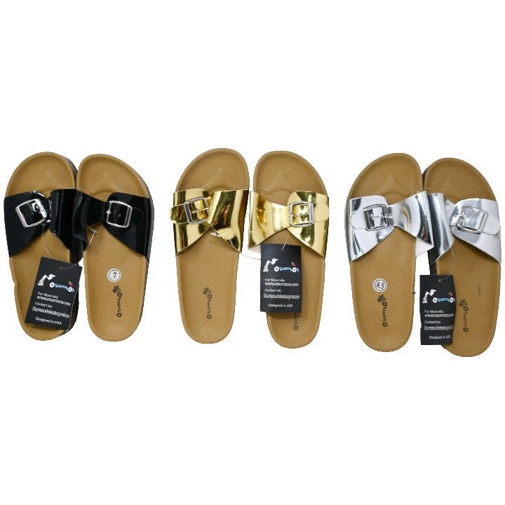*OUT OF CA* WOMEN SLIDE SANDALS 4-ASST COLOR/5-ASST SIZE C/P 20