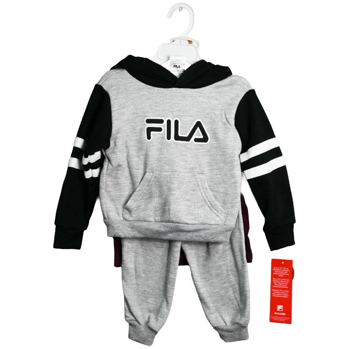 3pc Tod Boys Hth Hoodie Tee Jogger Set C/P 24 Fila