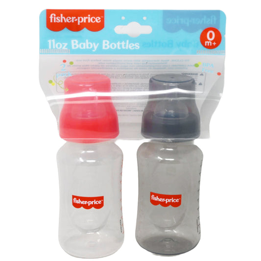 2pk 11oz FISHER PRICE BABY BOTTLES C/P 72